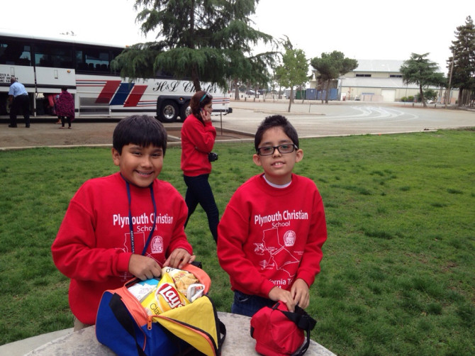 Lunch at the agricultural center